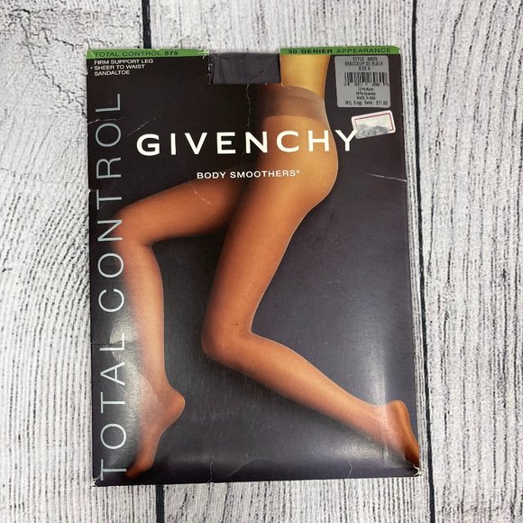 NWT Givenchy Total Control Body Smoothers 30 Denier Beaucoup De Black Sz… - Picture 1 of 6